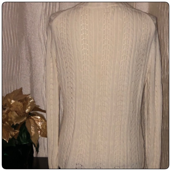 Ann Taylor LOFT Soft Cable Knit Sweater - Picture 4 of 4